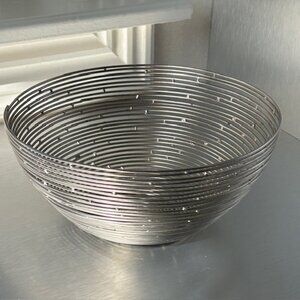 HUBERT Bread Basket Silver Wire